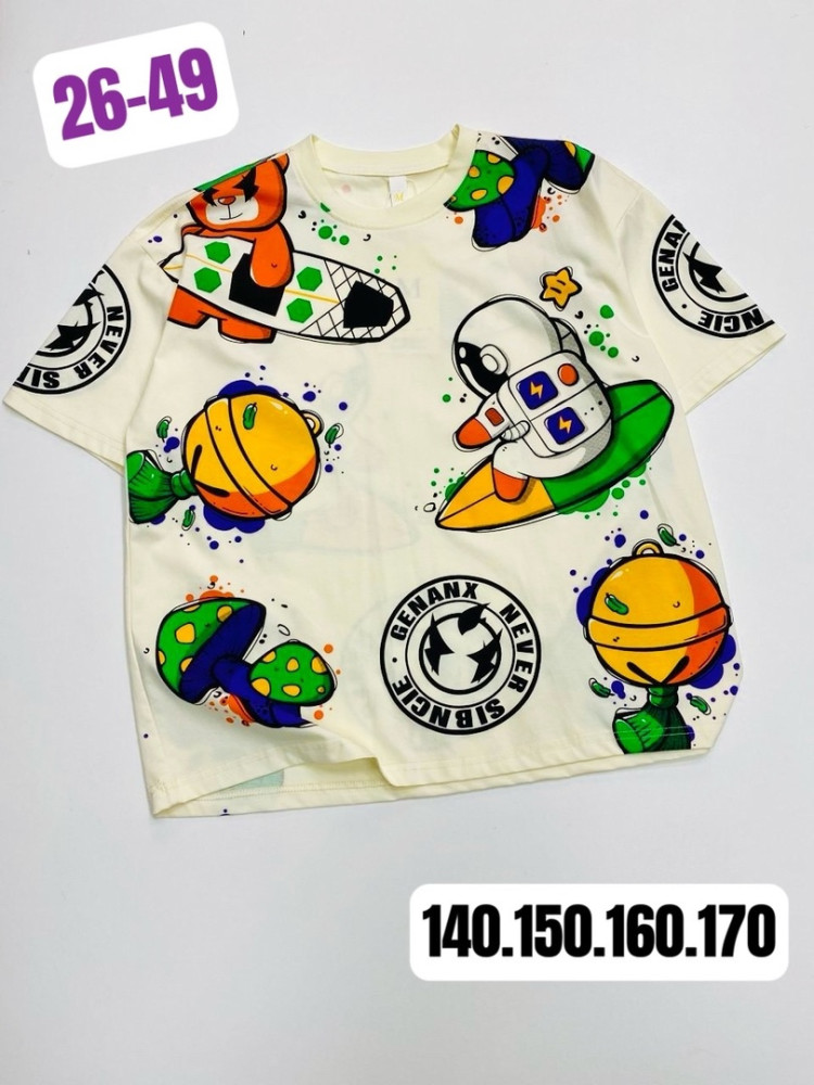 Детская футболка разноцветныйая купить в Интернет-магазине Садовод База - цена 600 руб Садовод интернет-каталог